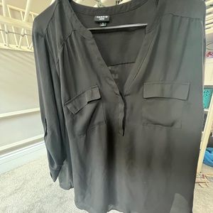 Torrid Harper Sz 1 Semi-sheer Top